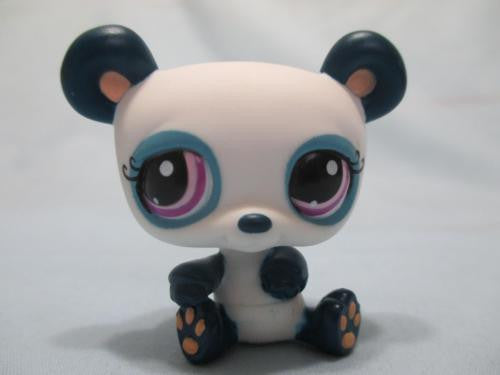 LIKE NEW LITTLEST PET SHOP TEAL PANDA BEAR 1021 Authentic Lps Oct13npo139