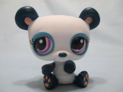 LIKE NEW LITTLEST PET SHOP TEAL PANDA BEAR 1021 Authentic Lps Oct13npo139