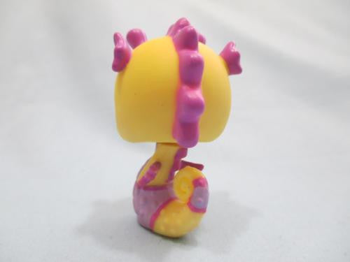 LIKE NEW Littlest Pet Shop 426 Yellow Purple Seahorse with Blue Eyes Authentic Mar02npo52