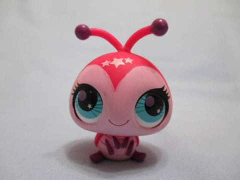 Littlest Pet Shop 2689 TOTALLY TALENTED HOT PINK LADYBUG Authentic LPS MAY12J