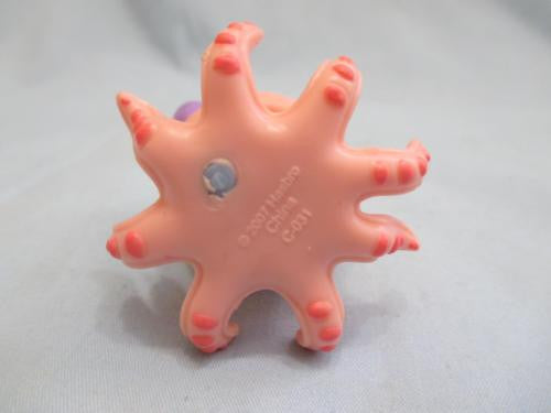 LIKE NEW Littlest Pet Shop Octopus Peach Orange Purple Bow Clover Blue Eyes 513 Authentic Lps  Oct14npo41