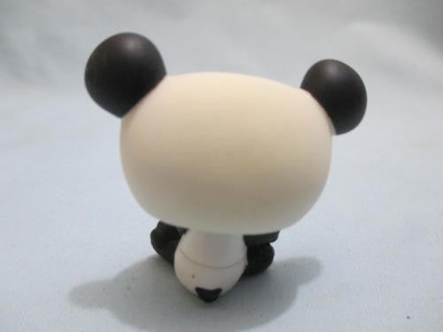 LIKE NEW Littlest Pet Shop 90 Panda Bear Black White Blue Eyes Authentic Oct26ni