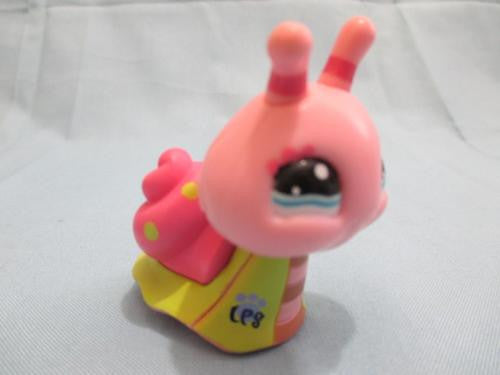 LIKE NEW Littlest Pet Shop Pink Snail 2125 Walkable Authentic Batteries Not Included Dec06npo29