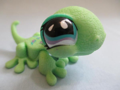 Littlest Pet Shop Lizard 751 Iguana Gecko Authentic LPS APR3j