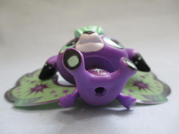 LIKE NEW Littlest Pet Shop 2822 Twinkling  Moon Wink Purple Green Wing Fairy Authentic Feb27n