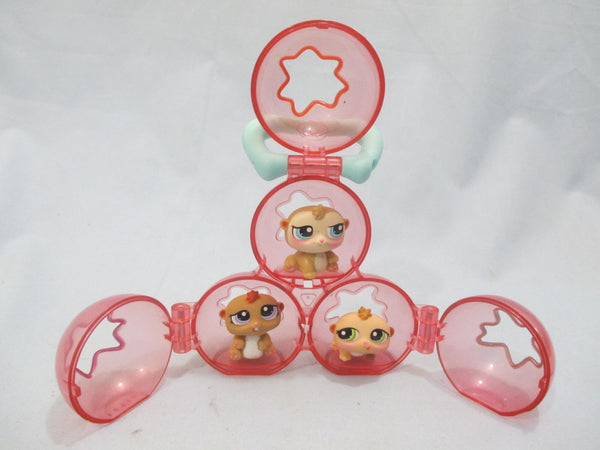 LIKE NEW Littlest Pet Shop Triplets Hamsters 1477 1478 1479 Petriplets LOT Authentic Nov30npoHG