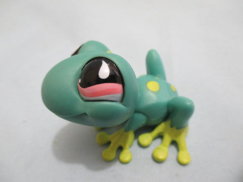 LIKE NEW LITTLEST PET SHOP Light Blue Frog 562 Nice LPS Authentic May17ni
