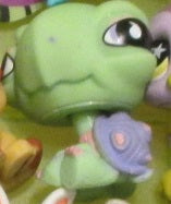 LIKE NEW Littlest Pet Shop Turtle 922 Purple Blue Authentic May20npo26