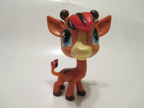 LIKE NEW Littlest Pet Shop New Generation Giraffe Tizzle Tallwater 303 Authentic LPS May06na