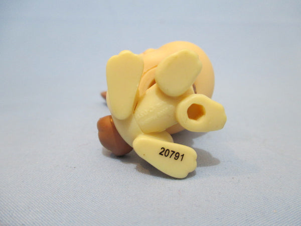 LIKE NEW Littlest Pet Shop Cream Brown Bunny Rabbit 2434 Dot Eyes Authentic Lps DEC13J