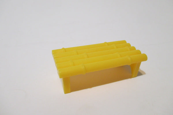 Littlest Pet Shop Yellow Bamboo Bench Chair Accessory Authentic Apr06nacc WW