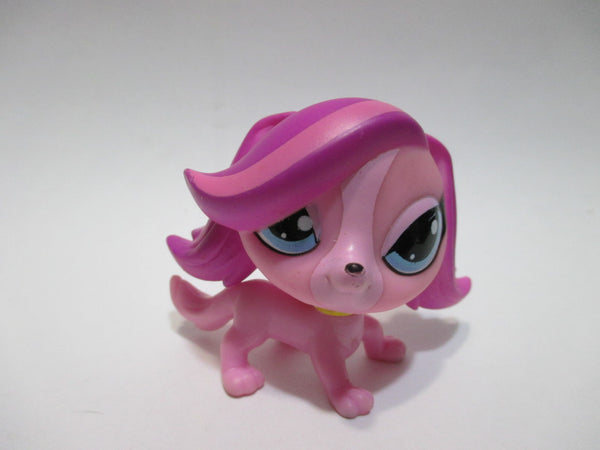 Littlest Pet Shop Purple Pink Gail Trent 3613 Spaniel Dog Authentic Lps Mar22J