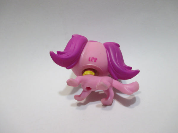 Littlest Pet Shop Purple Pink Gail Trent 3613 Spaniel Dog Authentic Lps Mar22J