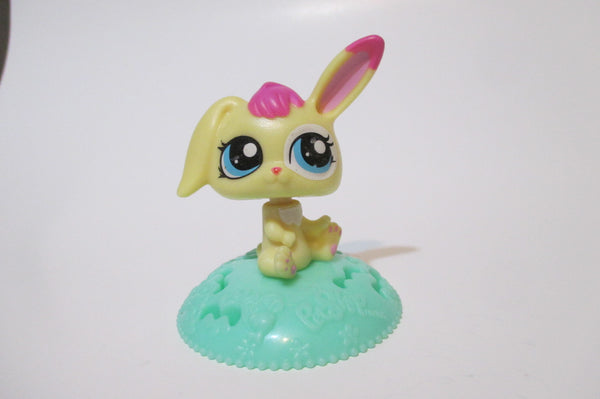 Littlest Pet Shop McDonalds Happy Meal Toy Bunny Rabbit LPS Figure Minor Wear Nov7ni