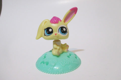 LIKE NEW Littlest Pet Shop McDonalds Happy Meal Toy Bunny Rabbit LPS Figure May28npo39