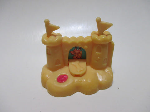 Littlest Pet Shop Yellow Castle Accessory Authentic Lps Nov27ni