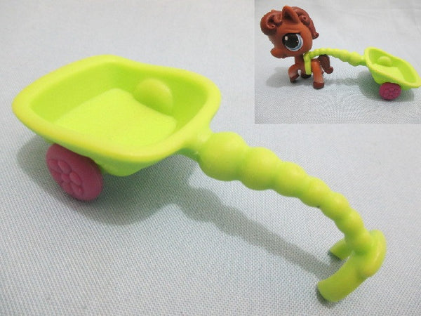 Hasbro Littlest Pet Shop Green Purple Wagon Accessory