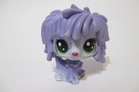 Littlest Pet Shop Rare Purple Maddy Mopton Komondor Sheepdog Authentic LPS AIK MY05J