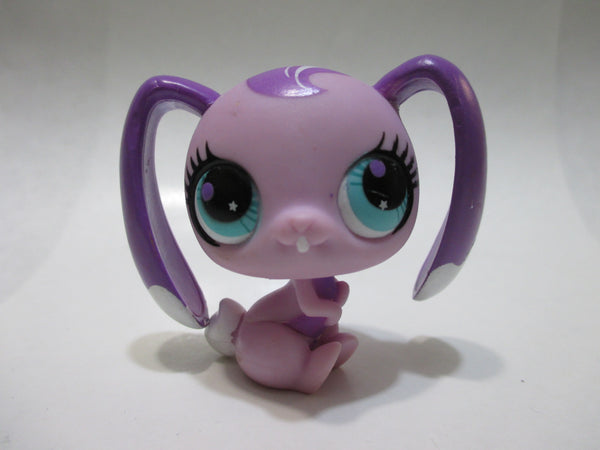 LIKE NEW Littlest Pet Shop Generation 4 Purple Bunny Rabbit 2736 Authentic Lps Nov18n