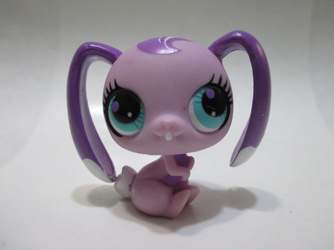 LIKE NEW Littlest Pet Shop Generation 4 Purple Bunny Rabbit 2736 Authentic Lps Nov18n