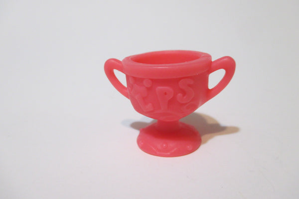 Littlest Pet Shop Lot of 2 Red Yellow Small Trophy Accessory SEP17J