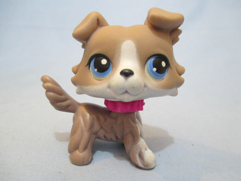 Littlest Pet Shop Collie 67 with Original Accessory Authentic Lps Has Initial Apr13n