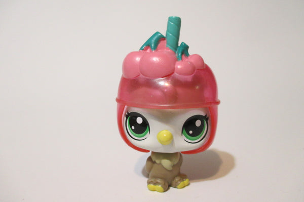 LIKE NEW Littlest Pet Shop New Generation Owl Thirsty Pets Bird 4-177 W Accessory Authentic Nov1npo80