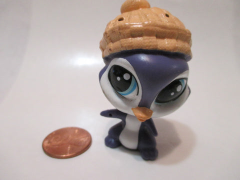 LIKE NEW Littlest Pet Shop New Generation Purple Penguin 3823 Parker Waddleton Authentic Lps Apr25ni