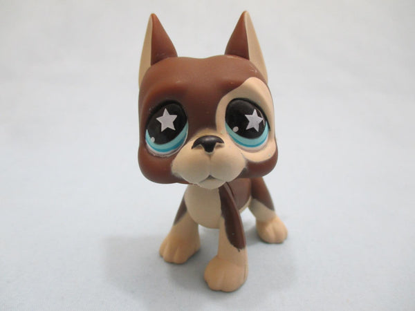 Littlest Pet Shop Dog Great Dane Rare 817 Blue Star Eyes Authentic Lps AUG23K