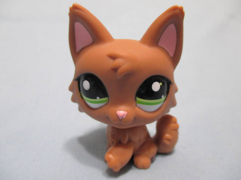 LIKE NEW Littlest Pet Shop Brown Wolf 2440 Puppy Dog Fox Cat Authentic Lps AIK Nov20n