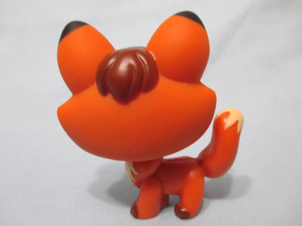 Littlest Pet Shop Happiest Red Cream Sly Fox Green Star Eyes 807 Authentic Lps Dec16ni