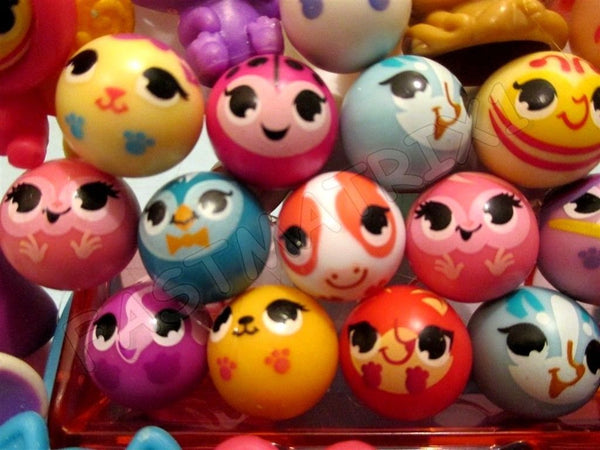 Littlest Pet Shop Lot 4 Random Rolleroos Friends + 4 Body Access. Generation 4