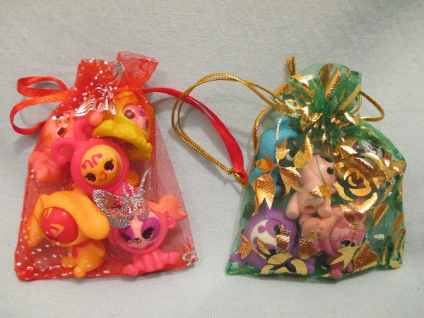 Littlest Pet Shop Lot 4 Random Rolleroos Friends + 4 Body Access. Generation 4