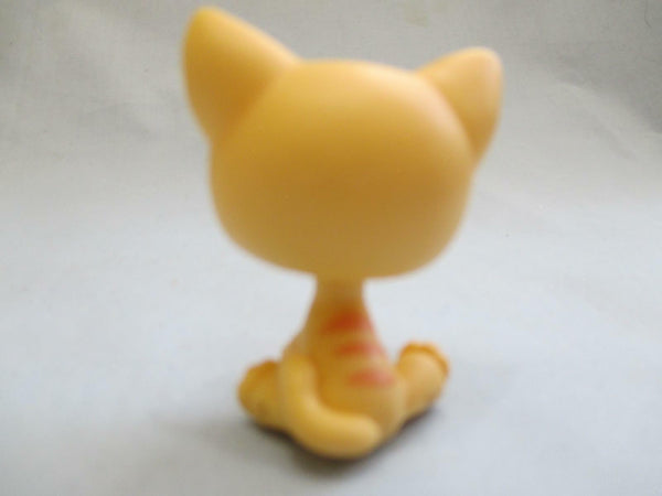 Littlest Pet Shop Shorthair Cat Diary Orange Flower Eyes No Number Authentic Lps Oct7npo21 NN