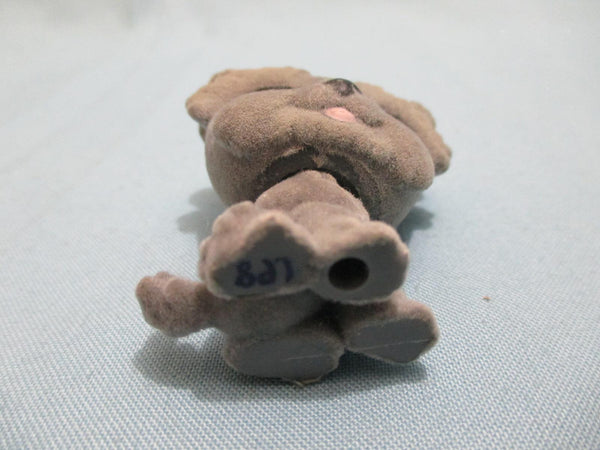 Littlest Pet Shop 1006 Fuzzy Furry Gray Schnauzer Dog Authentic Lps JUN5J