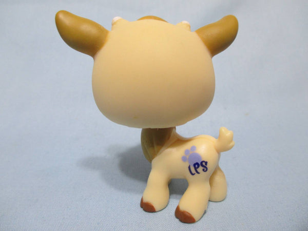 LIKE NEW Littlest Pet Shop Goat Yellow Cream 1316 Authentic Lps Oct26ni