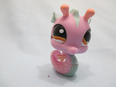 LIKE NEW Littlest Pet Shop Rare Pink Seahorse 1115 Authentic Lps APR25JI
