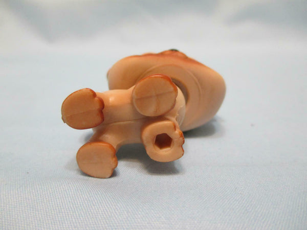 LIKE NEW LITTLEST PET SHOP 1312 CUTE BROWN PUG PUPPY DOG BLUE EYES RARE Authentic LPS Nov30npoHG