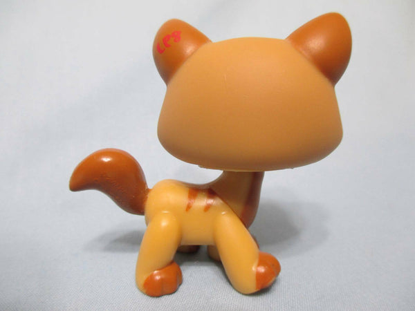 LIKE NEW Littlest Pet Shop Rare 1174 Caramel Swirl Shorthair Walking Cat Authentic Nov30npoHG