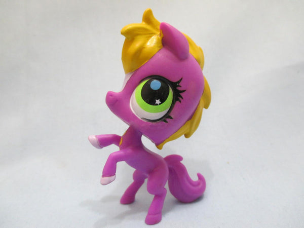 LIKE NEW Littlest Pet Shop Purple Spotlight Circus Pony 2840 Authentic LPS Oct24ni