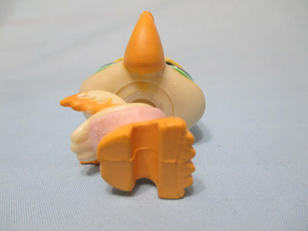 LIKE NEW LITTLEST PET SHOP 962 PELICAN BIRD PINK ORANGE CREAM w/ GREEN EYES Authentic Dec05ni