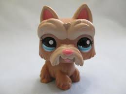 Littlest Pet Shop Scottie Terrier 2081 Tan Brown Puppy Dogs Authentic AIK APR16J