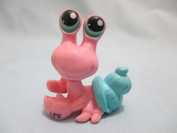 Littlest Pet Shop Pink Blue Hermit Crab 1403 Authentic Lps Feb17ni