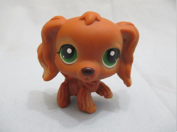 LIKE NEW Littlest Pet Shop LPS 252 Cocker Spaniel Spaniel Dog Brown Authentic Lps Feb2ni