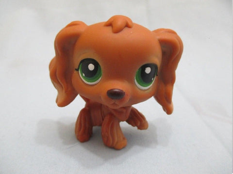 LIKE NEW Littlest Pet Shop LPS 252 Cocker Spaniel Spaniel Dog Brown Authentic Lps Feb2ni