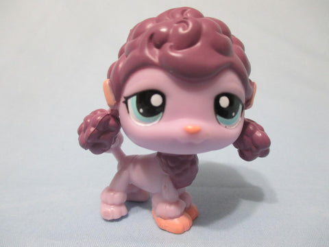 Littlest Pet Shop Dog Poodle Purple Lavender 1627 Puppy Authentic Lps May24ni