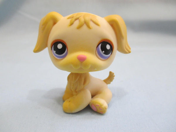 Littlest Pet Shop LPS 268 Golden Retriever Puppy Dog Authentic Missing Tail JUN2J