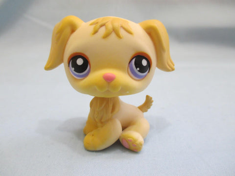 Littlest Pet Shop LPS 268 Golden Retriever Puppy Dog Authentic Missing Tail JUN2J