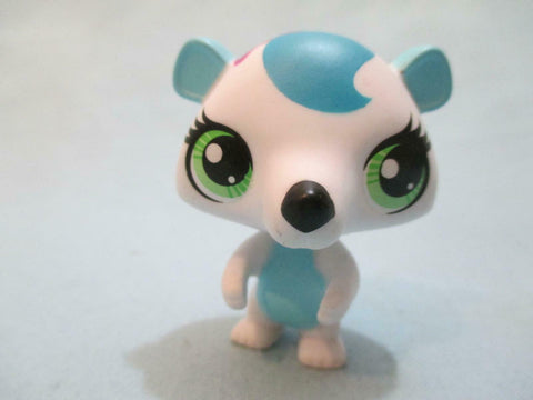 Littlest Pet Shop Panda Bear White Blue 3210 Authentic Lps Feb23ni