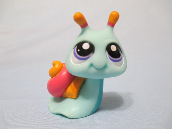 Littlest Pet Shop Blue Snail 1529 Authentic Lps OCT25J